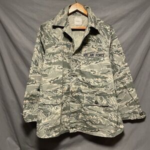 US Air Force Issue Women's Camouflage Maternity Utility Coat Jacket Size 14S